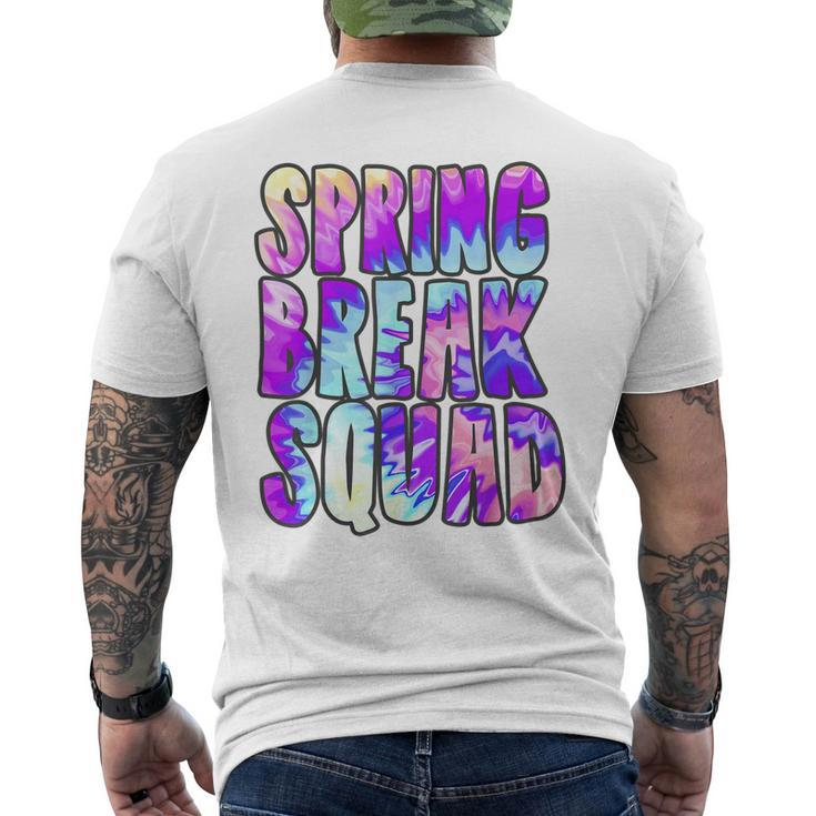 Spring Break Squad 2023 Family Spring Break Sunset 2023 Men's Back Print T-shirt