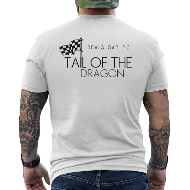 Tail Of The Dragon Deals Gap Nc Us 129 Motorcycle T Men's Back Print T-shirt