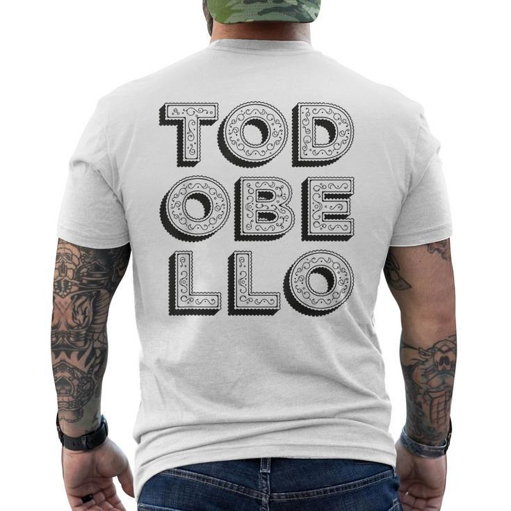 Todobello Todo Bello  Mens Back Print T-shirt