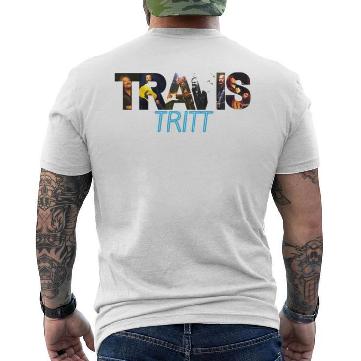 Travis Tritt Country Singer Men's Back Print T-shirt