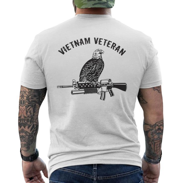 Us Army Us Navy Us Air Force Vietnam Veteran Men's Back Print T-shirt