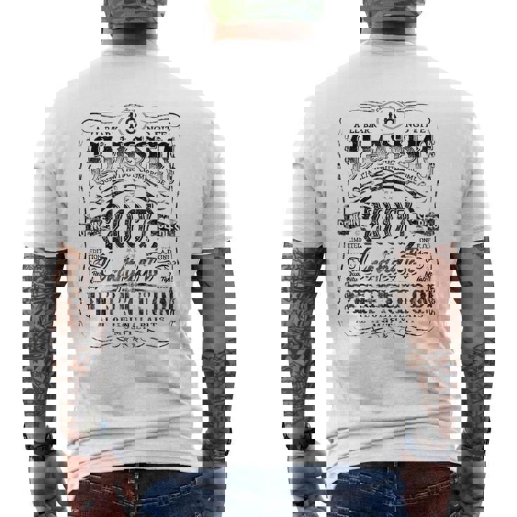 Vintage 2007 Limited Edition 16 Year Old 16Th Birthday Men's Back Print T-shirt
