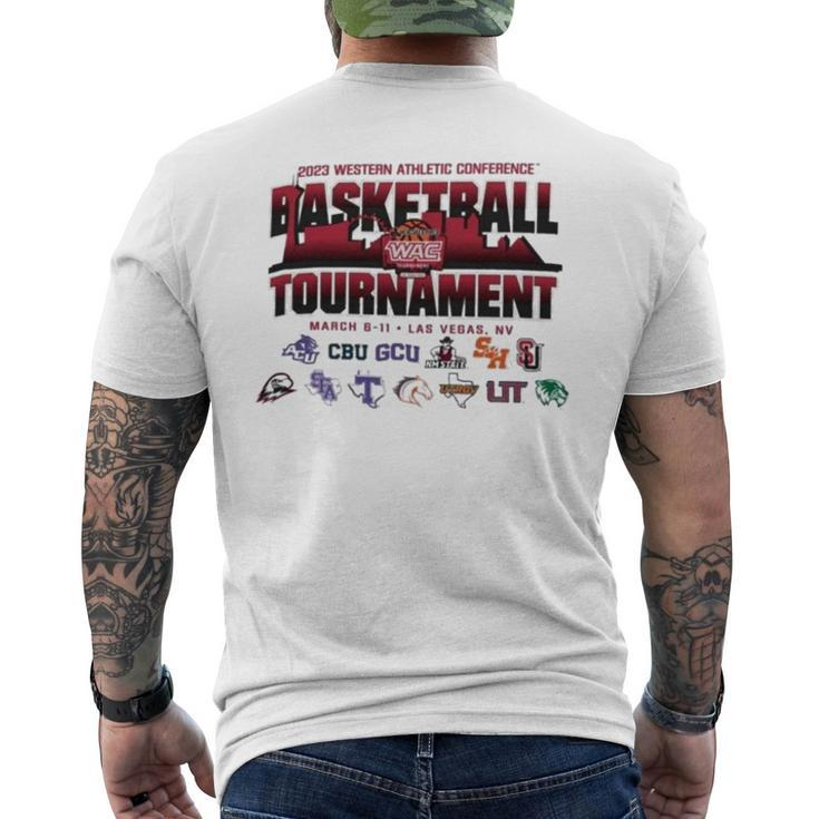 Western Atlantic Conference Basketball Tournament Men's Back Print T-shirt