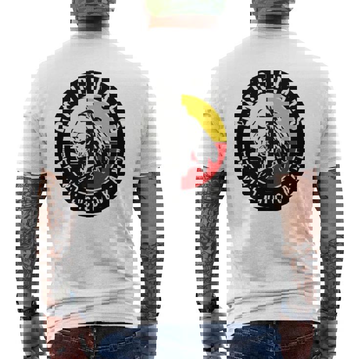 We Will Hold Our Land Men's Back Print T-shirt