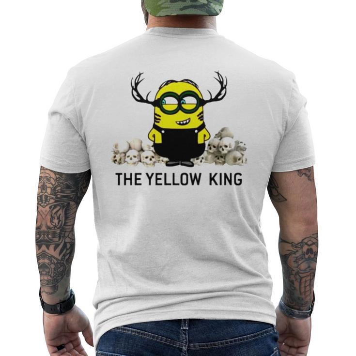The Yellow King Minoion And Skulls Men's Back Print T-shirt