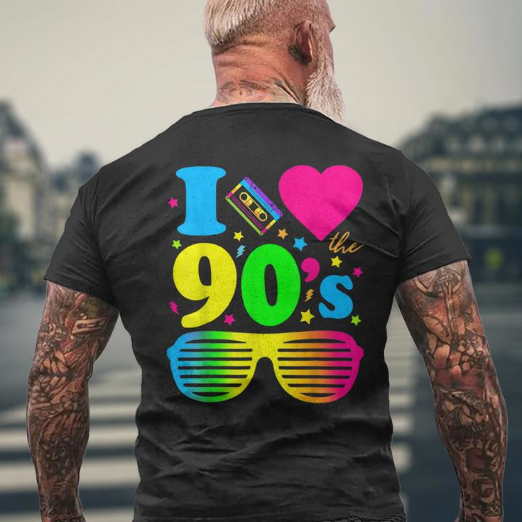 1990S 90S I Heart The Nineties Men's Back Print T-shirt Gifts for Old Men