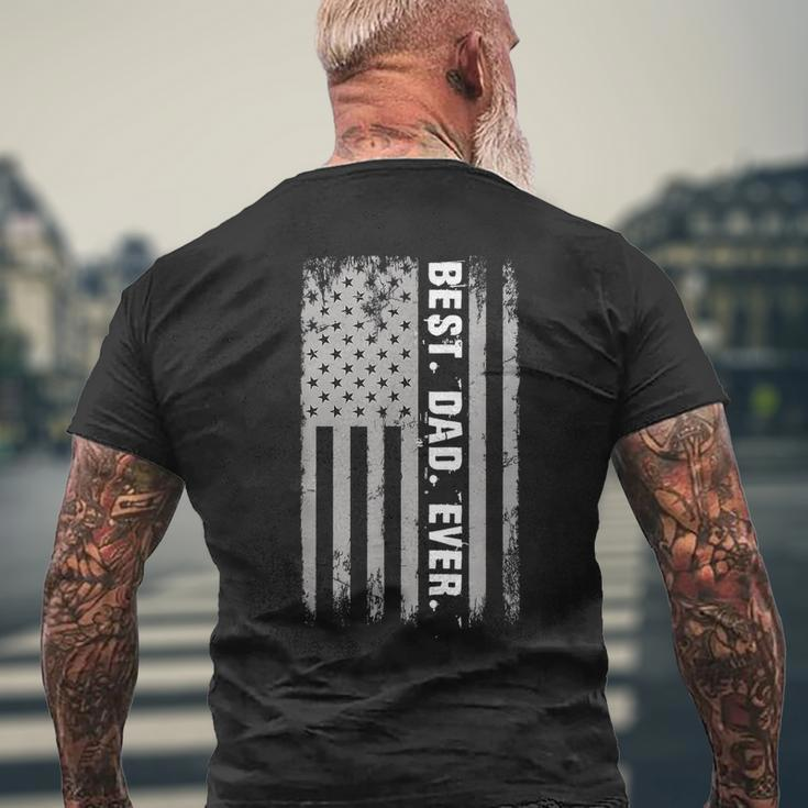 4Th Of July Dad Us American Flag Fourth Patriotic Usa Mens Back Print T-shirt Gifts for Old Men