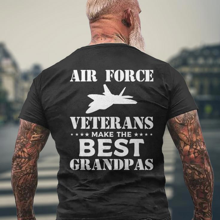 Air Force Veterans Make The Best Grandpas Veteran Grandpa V3 Men's T-shirt Back Print Gifts for Old Men