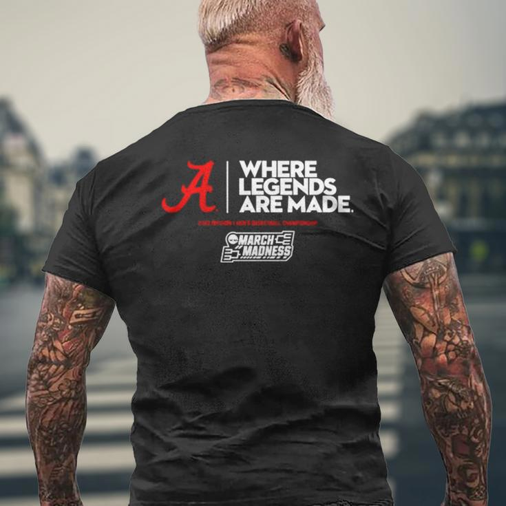 Alabama Where Legends Are Made 2023 March Madness Men's Back Print T-shirt Gifts for Old Men