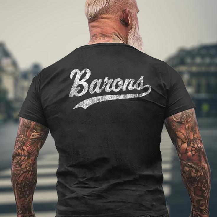 BaronsVintage Sports Name Men's Back Print T-shirt Gifts for Old Men