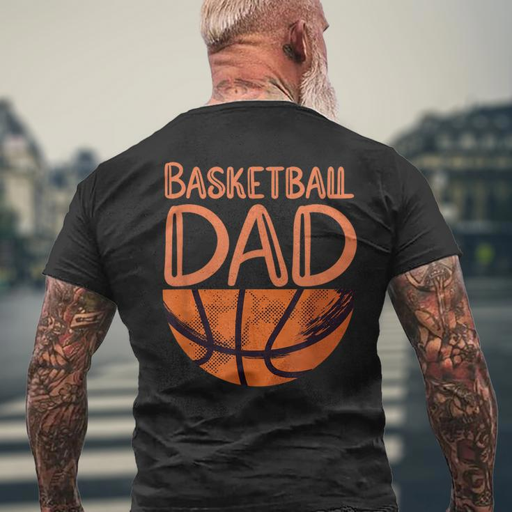 Mens Basketball Dad - Basketball Player Vintage Basketball Men's T-shirt Back Print Gifts for Old Men