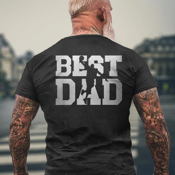 Best Basketball Dad Fathers Day Vintage Men Sports Men's T-shirt Back Print Gifts for Old Men