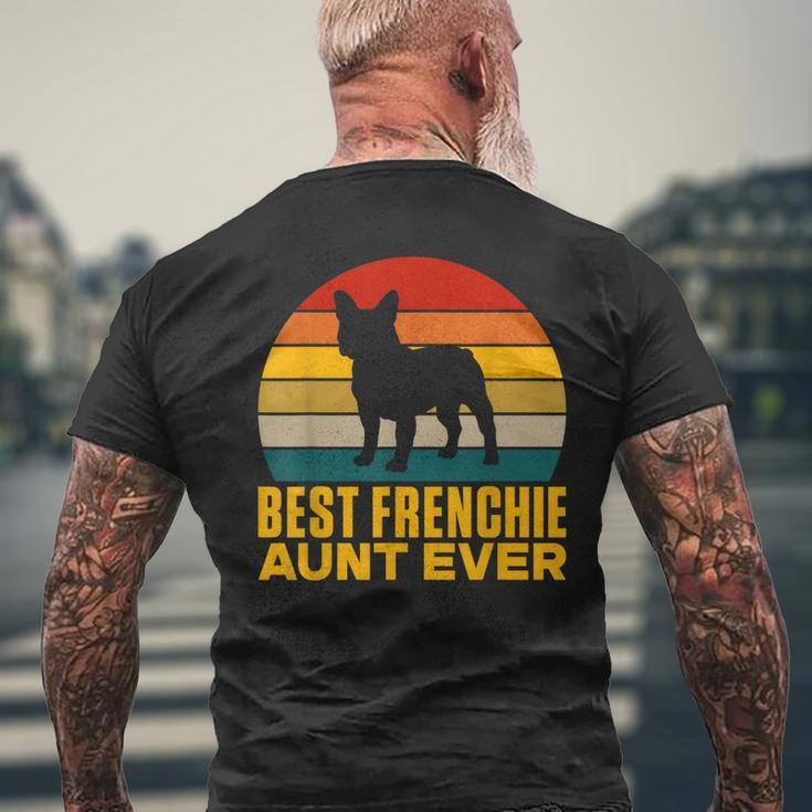 Best Frenchie Aunt Ever Frenchie Aunt Mens Back Print T-shirt Gifts for Old Men