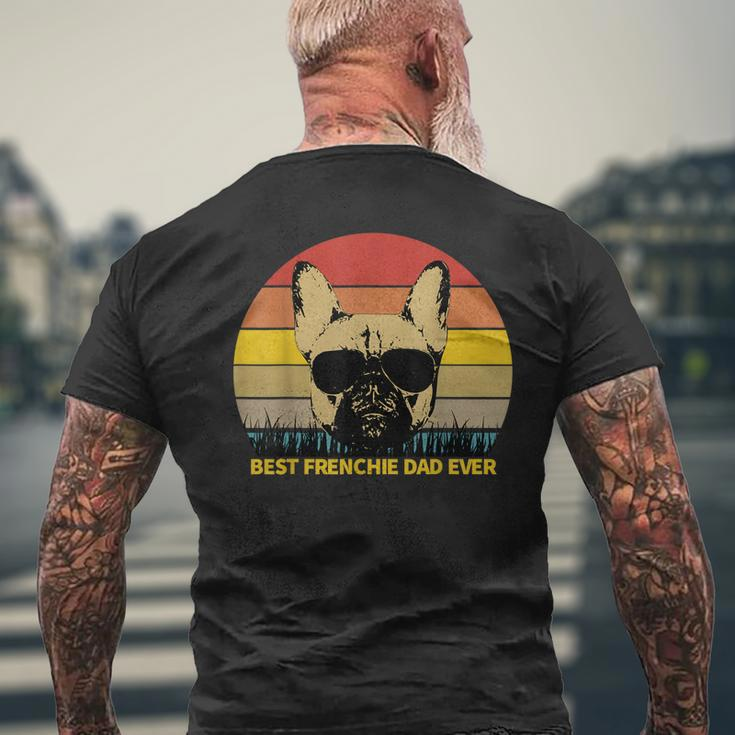 Best Frenchie Dad Ever French Bulldog Dog Lover Men's Back Print T-shirt Gifts for Old Men