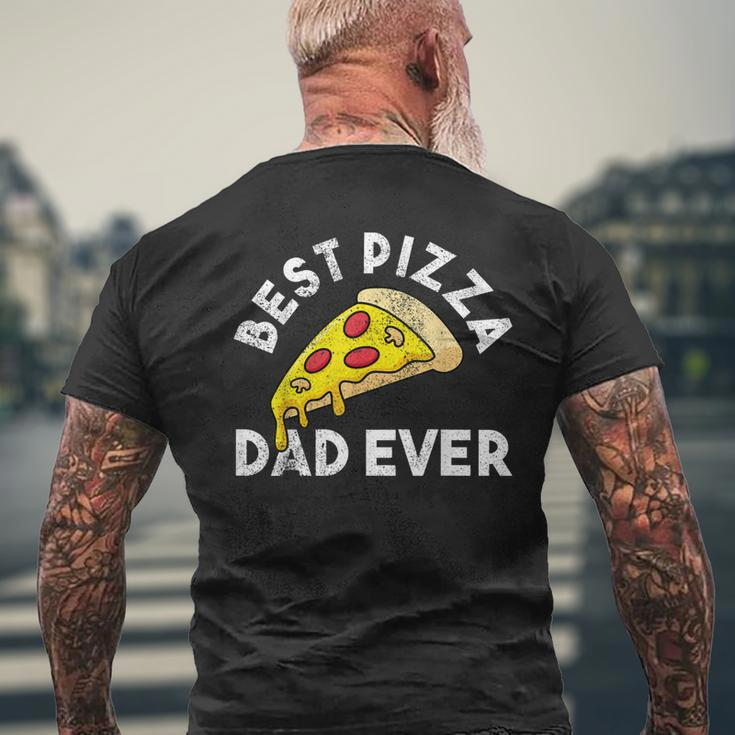 Best Pizza Dad Ever Mens Back Print T-shirt Gifts for Old Men