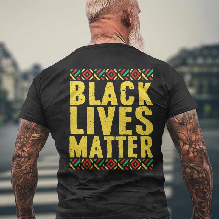 Black History Month Black Pride Black Lives Matter Men's T-shirt Back Print Gifts for Old Men