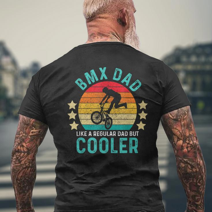 Bmx Dad Like A Regular Dad But Cooler Vintage Men's T-shirt Back Print Gifts for Old Men