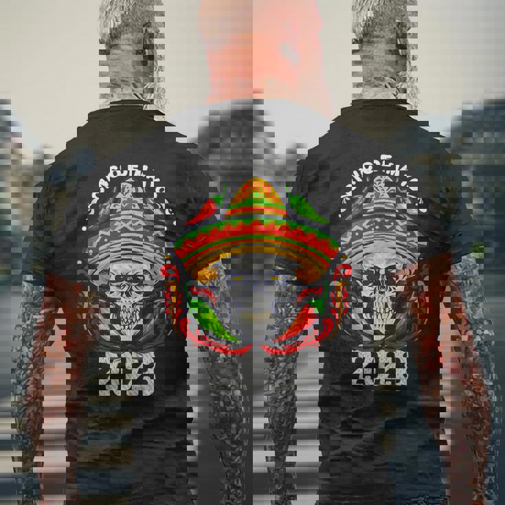 Cinco De Mayo 2023 Fiesta Surprise Camisa 5 De Mayo Mexico Men's T-shirt Back Print Gifts for Old Men