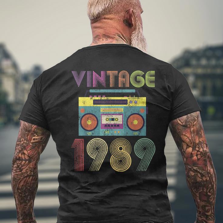 Classic 1989 30Th Birthday VintageShirt Retro Mixtape Men's Back Print T-shirt Gifts for Old Men