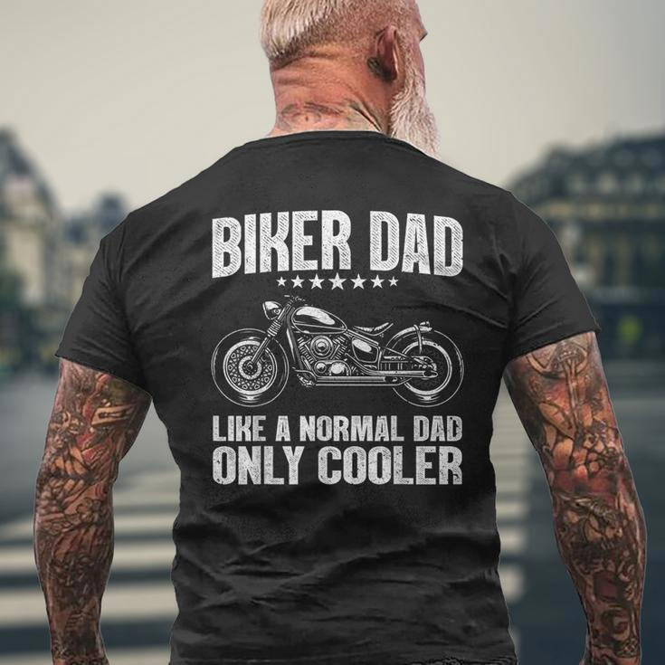 Cool Biker For Dad Men Motorcycling Motorcycle Biker Men's T-shirt Back Print Gifts for Old Men