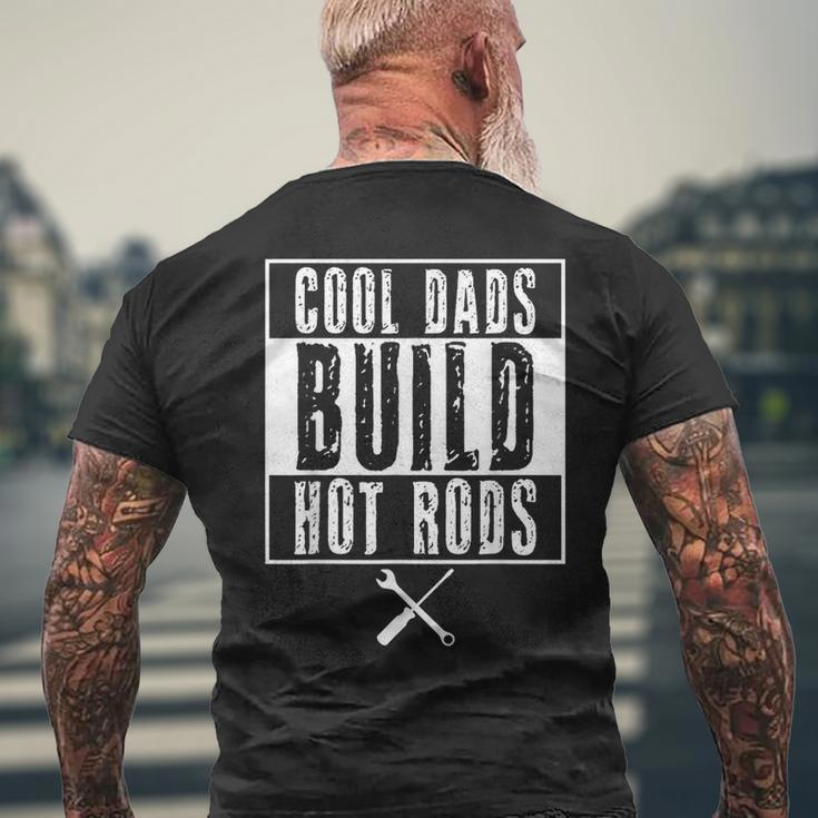 Cool Dads Build Hot Rods Car Retro Vintage Race Hotrod Drag Men's T-shirt Back Print Gifts for Old Men