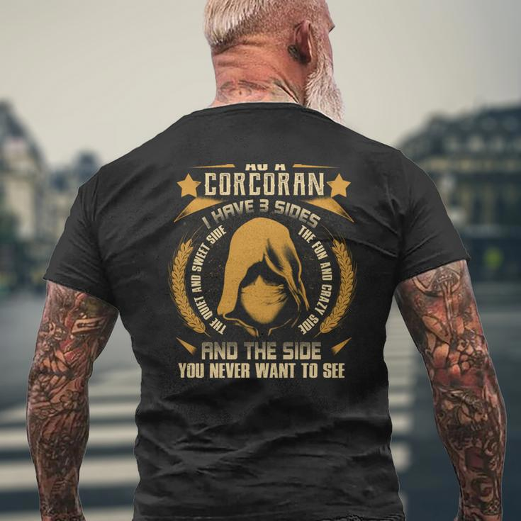 Corcoran - I Have 3 Sides You Never Want To See Men's T-shirt Back Print Gifts for Old Men