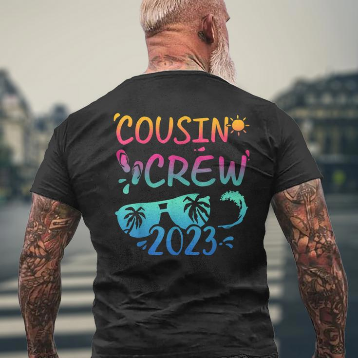 Cousin Crew 2023 For Summer Vacation Holiday Family Camp Men's Back Print T-shirt Gifts for Old Men