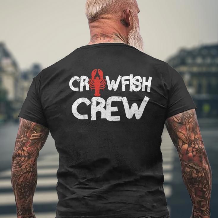 Crawfish Crew Cajun Crawfish Boil Men's Back Print T-shirt | Mazezy