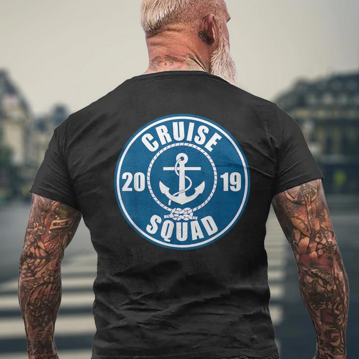 Cruise Squad 2019 Family Vacation Matching Men's Back Print T-shirt Gifts for Old Men