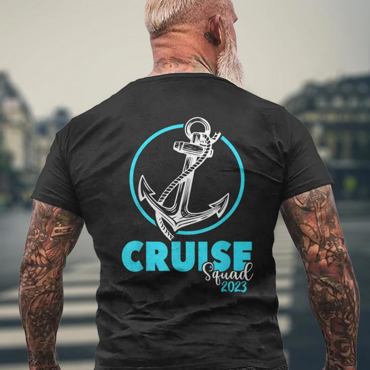 Cruise Squad 2023 Summer Vacation Matching Family Group Men's Back Print T-shirt Gifts for Old Men