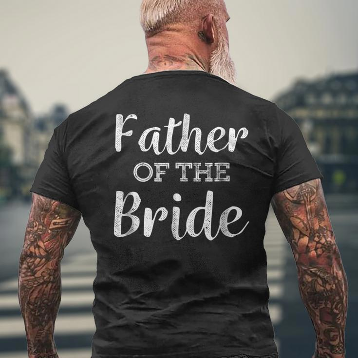 Dad Life Father Of The Bride Wedding Men Gifts Mens Back Print T-shirt Gifts for Old Men