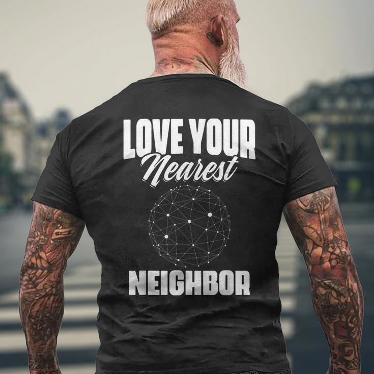 Data Algorithm Ai Machine Learning Programmers Men's Back Print T-shirt ...