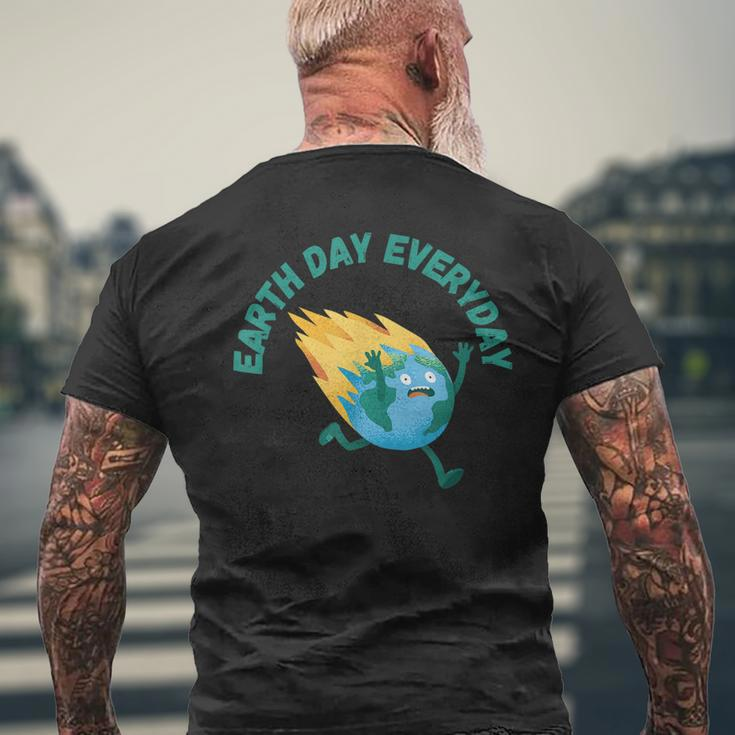 Earth Day Is Everyday - Rethink Earth Day 2023 Activism Men's Back Print T-shirt Gifts for Old Men
