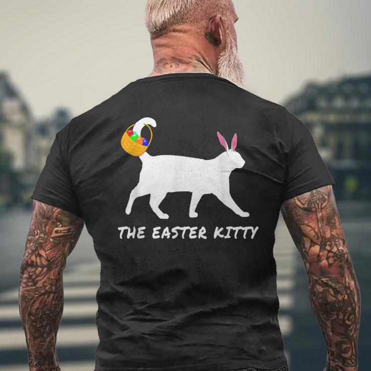 The Easter Kitty - Easter For Cat Lovers Men's Back Print T-shirt Gifts for Old Men
