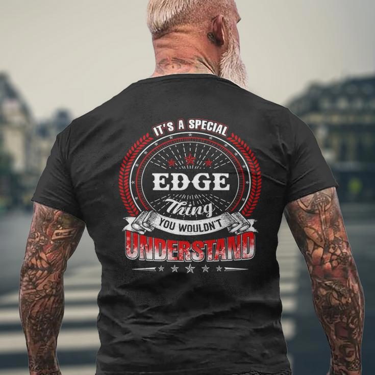 Edge Family Crest Edge Edge Clothing EdgeEdge T For The Edge V2 Men's T-shirt Back Print Gifts for Old Men