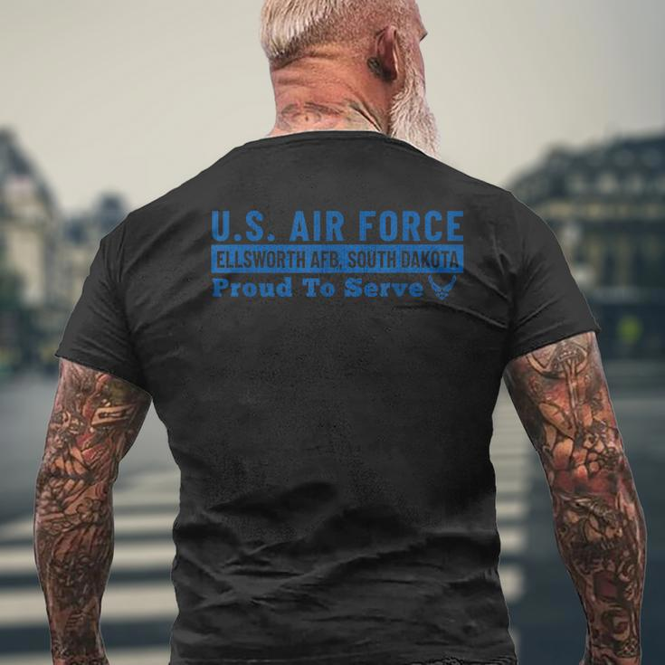 Ellsworth Air Force Base South Dakota Usaf Ellsworth Afb Men's T-shirt Back Print Gifts for Old Men