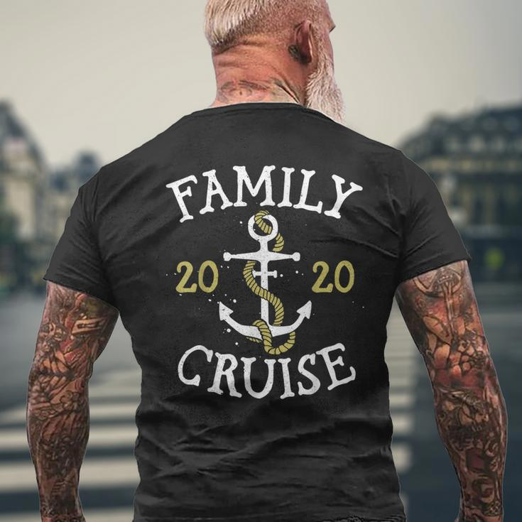 Family Cruise Squad 2020 Summer Vacation Vintage Matching Men's Back Print T-shirt Gifts for Old Men