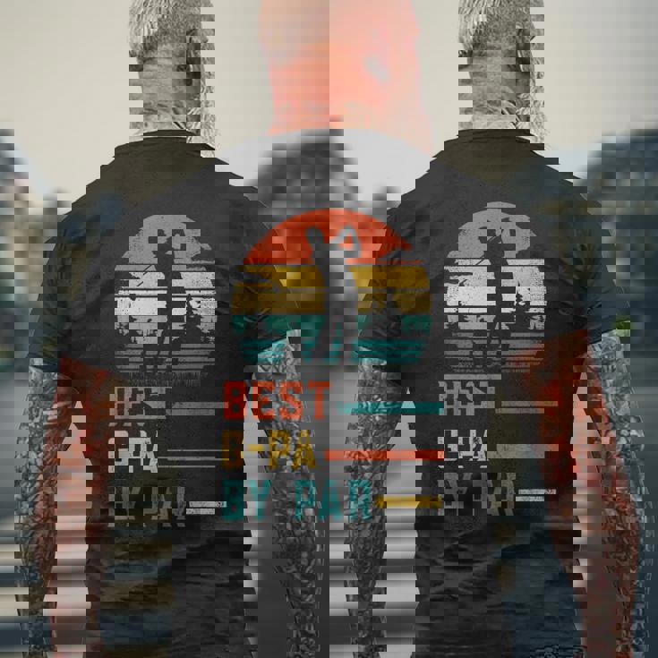 Fathers Day Best Gpa By Par Golf For Dad Grandpa Men's Back Print T-shirt Gifts for Old Men Fathers Day Best Gpa By Par Golf For Dad Grandpa Men's Back Print T-shirt Gifts for Old Men