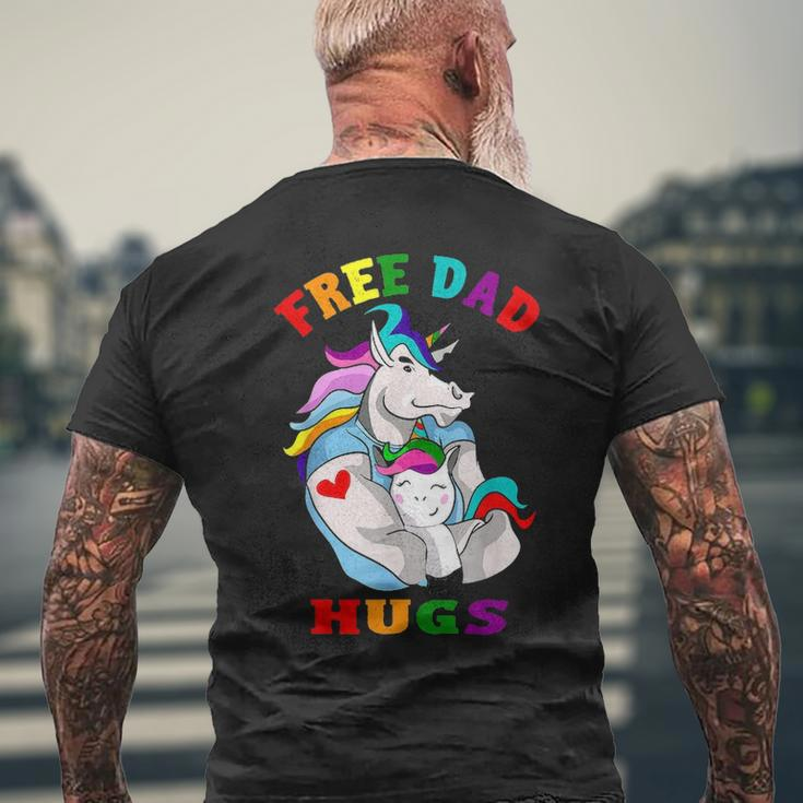 Free Dad Hugs Lgbt Gay Pride V2 Men's T-shirt Back Print Gifts for Old Men