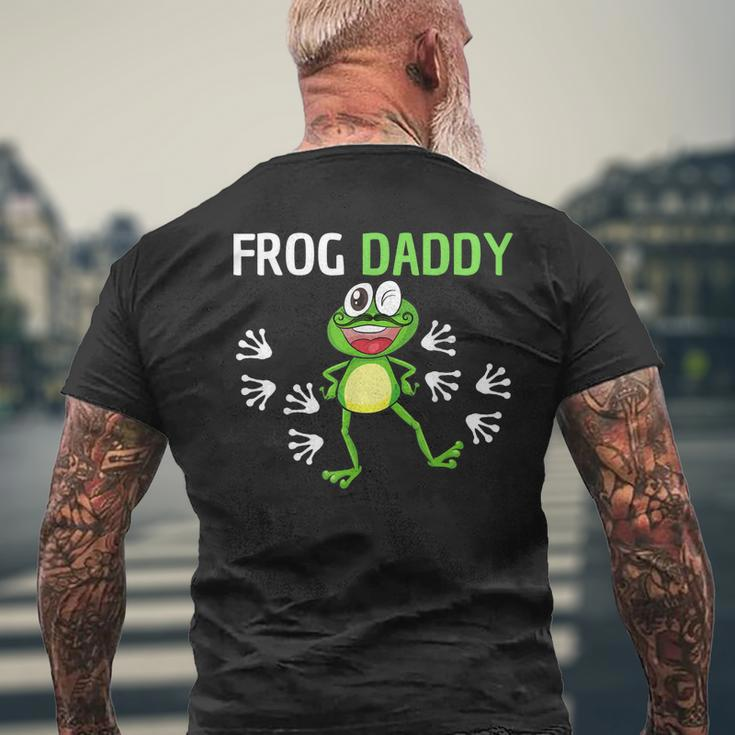 Frog Daddy Best Frog Dad Ever Mens Back Print T-shirt Gifts for Old Men