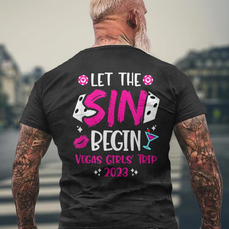 Girls Trip Vegas - Las Vegas 2023 - Vegas Girls Trip 2023 Men's Back Print T-shirt Gifts for Old Men