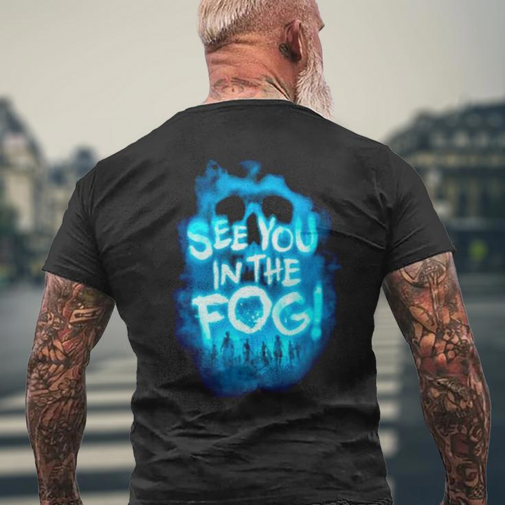Halloween Horror Nights 2023 See You In The Fog Men's Back Print T-shirt Gifts for Old Men