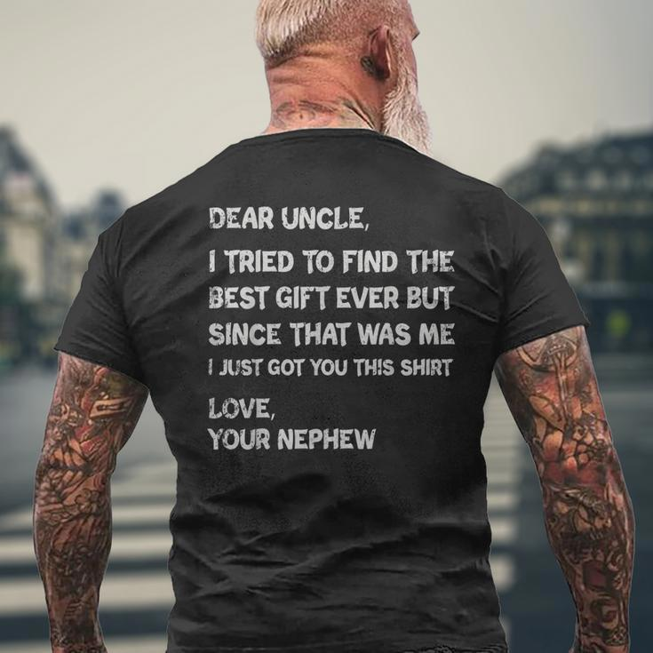 I Tried To Find The Best Ever Funny Uncle Mens Mens Back Print T-shirt Gifts for Old Men