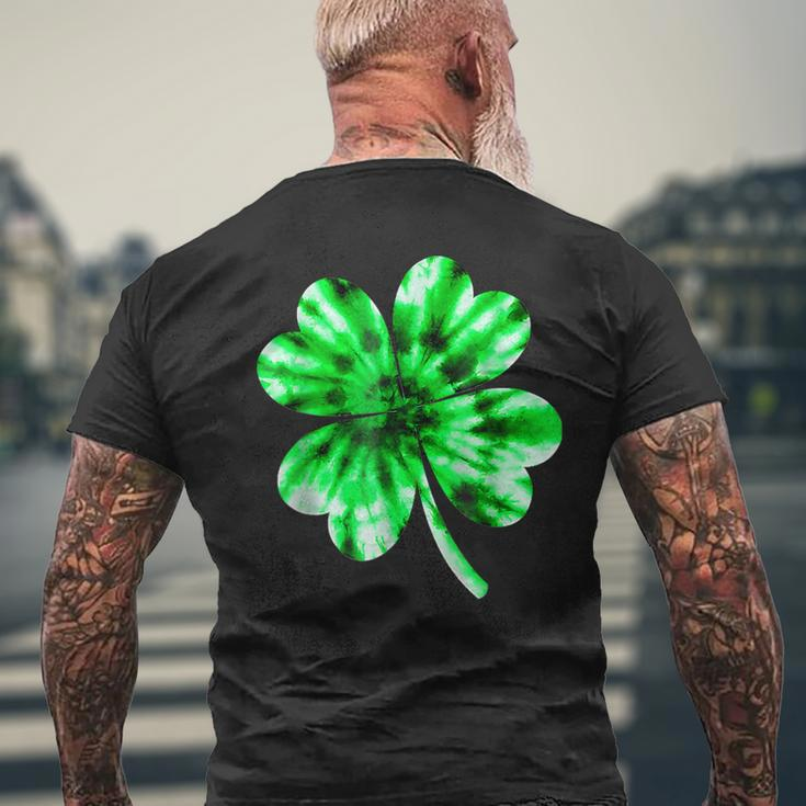 Irish Lucky Shamrock Green Clover St Patricks Day Patricks Men's T-shirt Back Print Gifts for Old Men