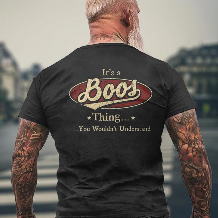 Its A Boos Thing You Wouldnt Understand Personalized Name With Name Printed Boos Men's T-shirt Back Print Gifts for Old Men
