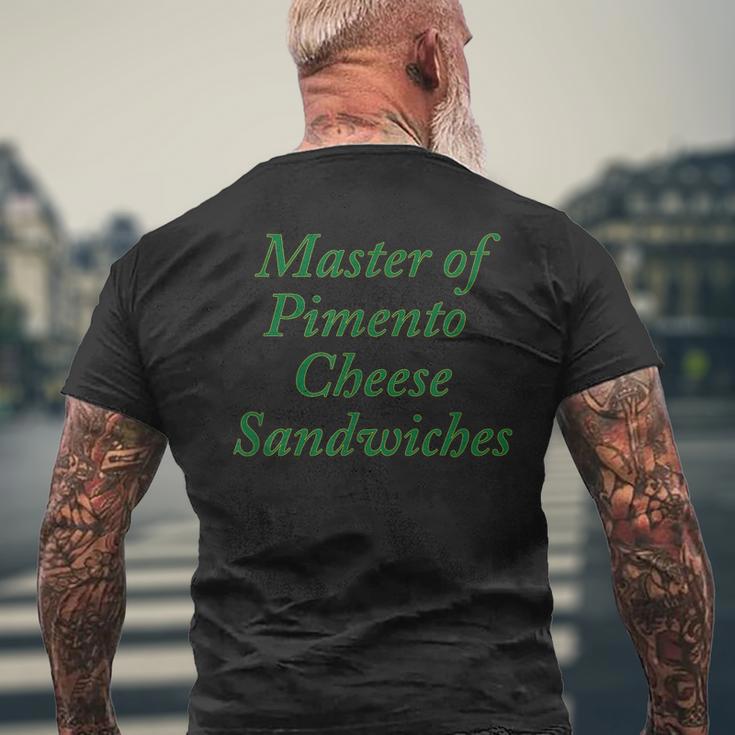 Master Of Pimento Cheese Sandwiches Golf Foodie Men's Back Print T