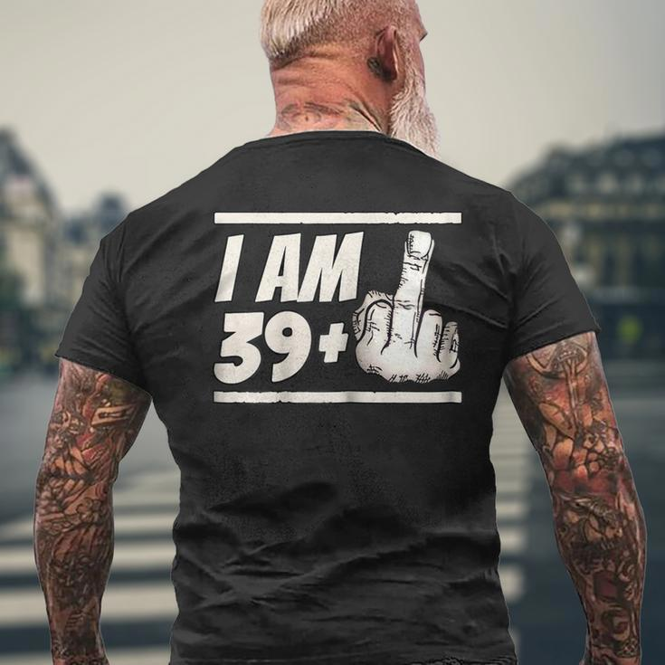 Milestone 40Th Birthday - Gag Bday Joke Idea 391 Men's Back Print T-shirt Gifts for Old Men