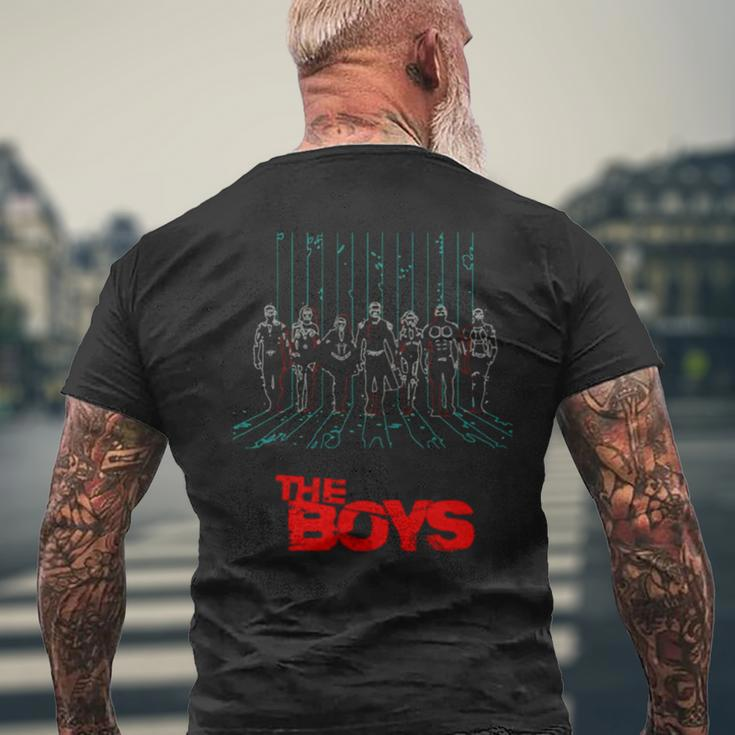 Neon The Boys Tv Show Men's Back Print T-shirt Gifts for Old Men