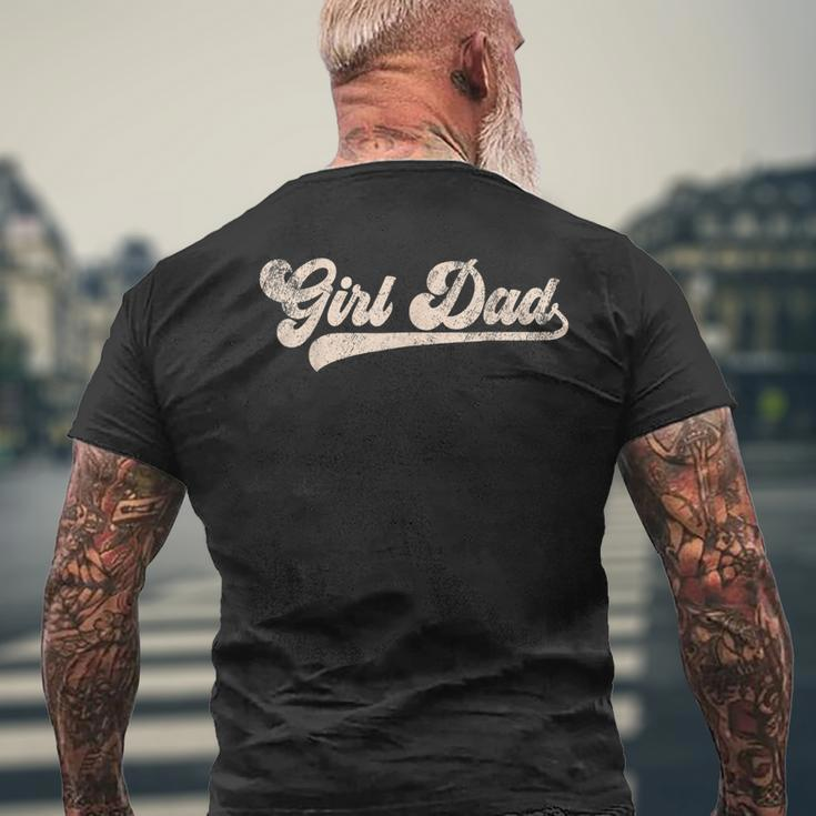 New Girl Dad Of Girls Daddy Gifts Fathers Day Gift For Mens Mens Back Print T-shirt Gifts for Old Men