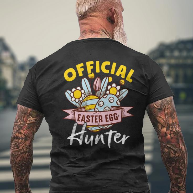 Official Easter Egg Hunter Retro Men's Back Print T-shirt Gifts for Old Men